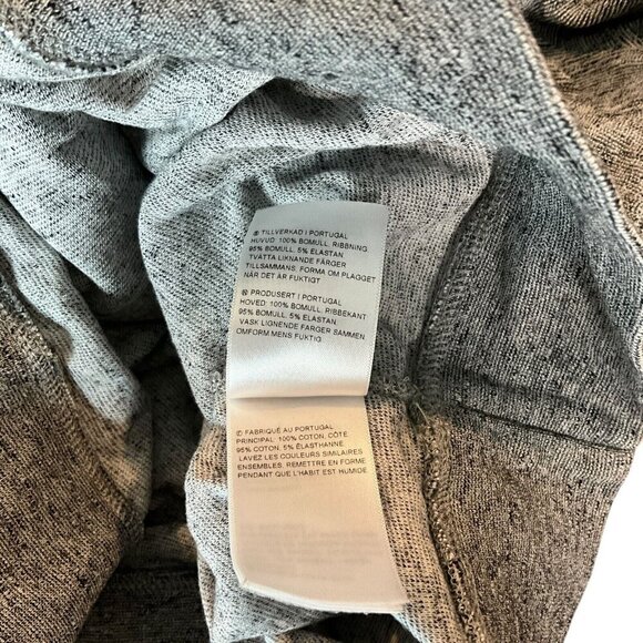 Orlebar Brown Pullover Hoodie Sweatshirt Gray Size S Quiet Luxury Stretch Pocket - Picture 6 of 8